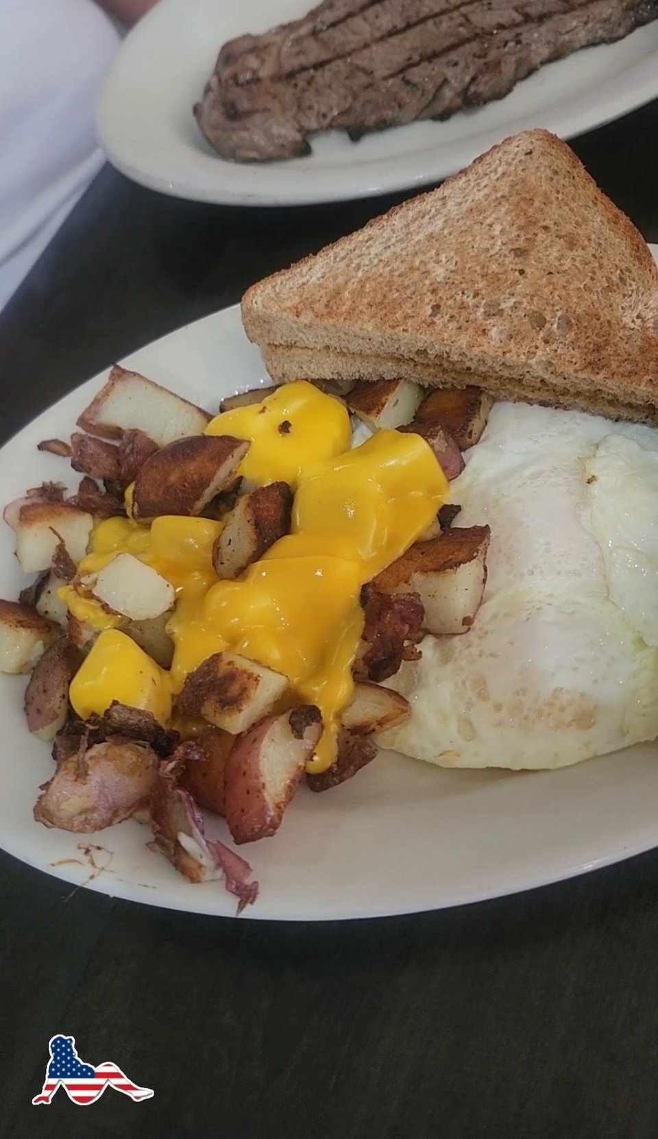 2 Eggs & NY Strip